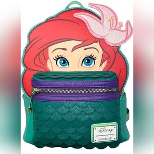 Loungefly Little Mermaid Ariel Cosplay Mini Backpack